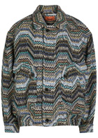 Missoni Zigzag Metallic-knit Jacket Multicoloured