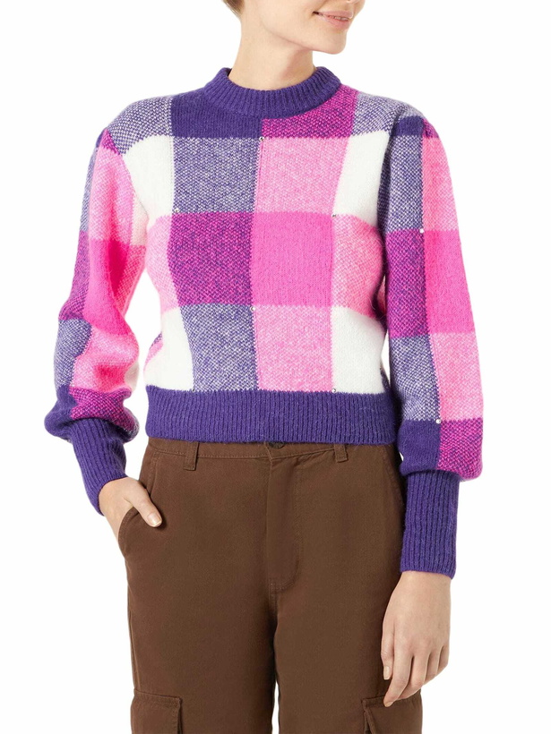 Photo: MC2 Saint Barth Woman Brushed Sweater With Rhinestones
