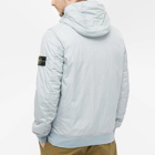 Stone Island Men's Crinkle Reps Pocket Detail Down Jacket in Light Grey