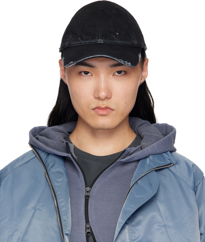 Photo: FFFPOSTALSERVICE Black Damaged Denim Cap