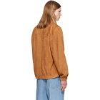 Paul Smith Tan Suede Bomber Jacket