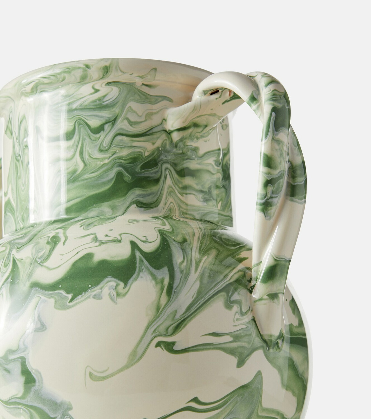 Cabana Marbled ceramic vase