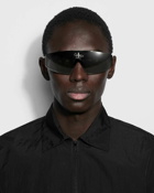 Chimi Eyewear Maison Kitsune X Chimi Shield Black Sunglasses Black - Mens - Eyewear