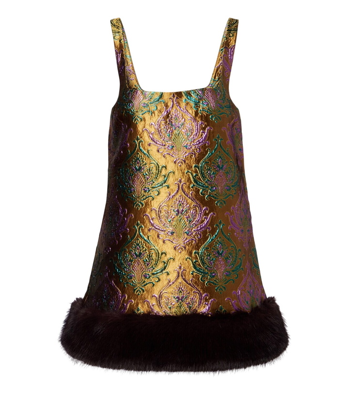 Photo: Retrofête Sulvie brocade minidress