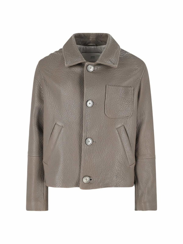 Photo: Ami Alexandre Mattiussi Leather Jacket