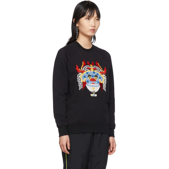 Kirin Black Embroidered Haetae Sweatshirt