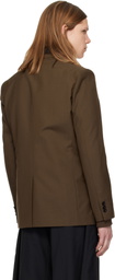 sacai Brown Suiting Blazer