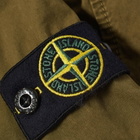 Stone Island Junior Men's Zip Overshirt in Military Green