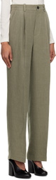 UMBER POSTPAST SSENSE Exclusive Khaki Trousers