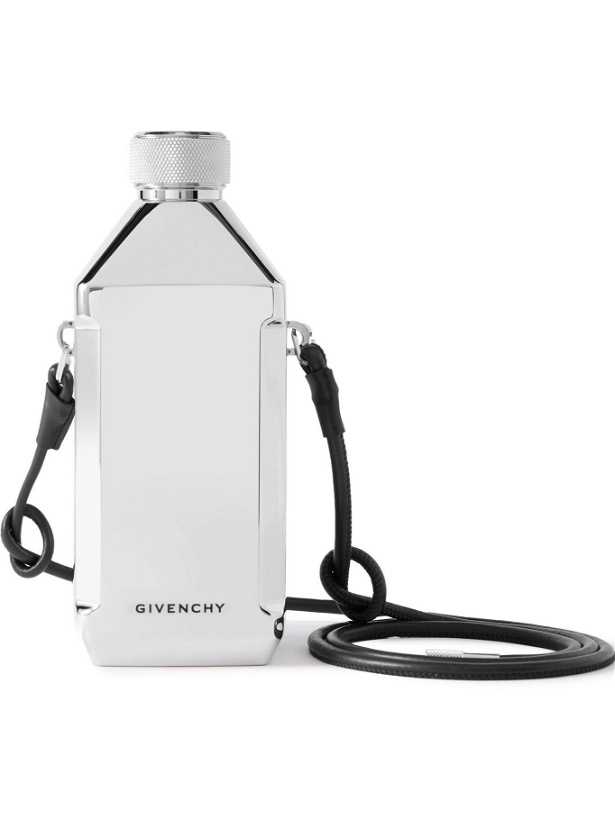 Photo: Givenchy - Logo-Engraved Steel Water Bottle