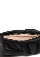 Jimmy Choo Bonny Gathered Satin Clutch - Black - One Size