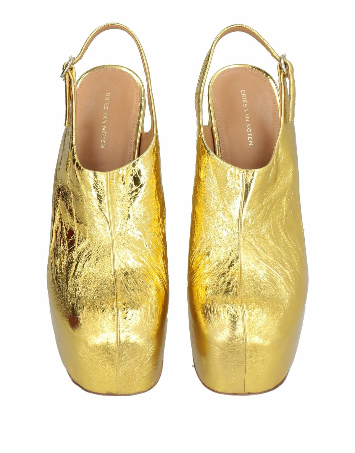 Dries Van Noten Womens Pumps in Gold