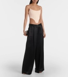 Alex Perry Satin bustier top