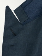 Ralph Lauren Purple label - Kent Slim-Fit Double-Breasted Linen Suit Jacket - Blue