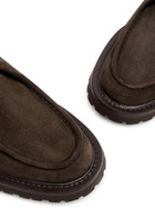 Legres Suede Derby Shoes Brown
