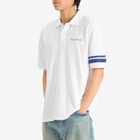 Palmes Men's Global Pique Polo Shirt in White