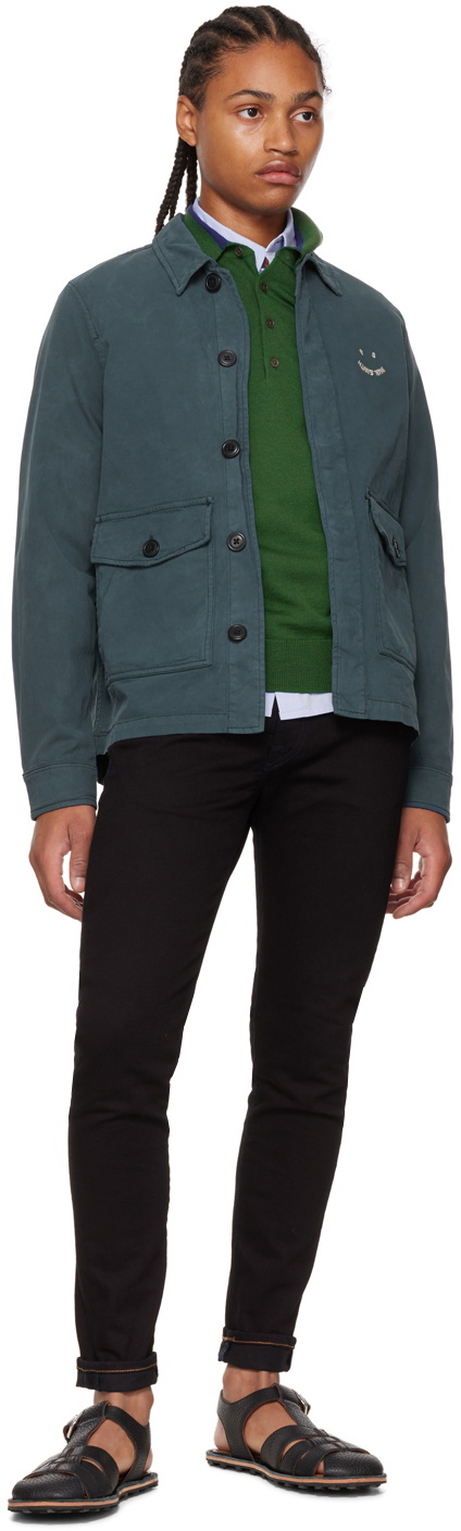 PS by Paul Smith Green Knit Polo