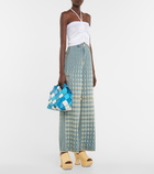 Loewe - Paula's Ibiza Woven Basket Small leather tote