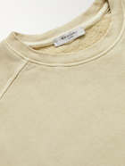 Boglioli - Garment-Dyed Cotton-Jersey Sweatshirt - Neutrals