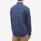 Folk Men's Babycord Shirt in Washed Ink