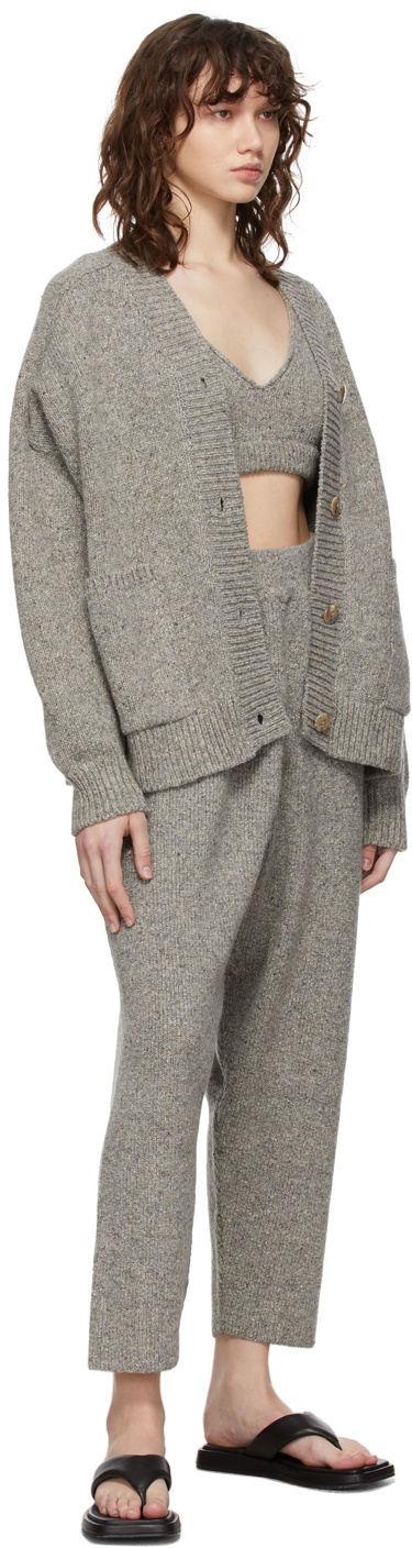 Grey Wool Cardigan CORDERA