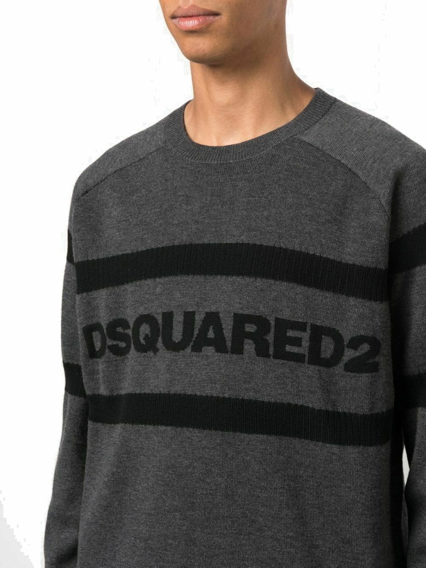 Photo: DSQUARED2 - Crew Neck Sweater With Logo