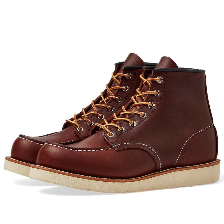 Photo: Red Wing 8138 Heritage Work 6" Moc Toe Boot Briar Oil Slick