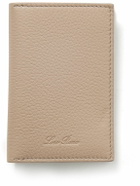 Loro Piana - Logo-Debossed Full-Grain Leather Bifold Cardholder