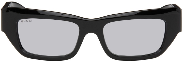 Photo: Gucci Black Rectangular Sunglasses