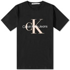 Calvin Klein Men's Seasonal Monologo T-Shirt in Ck Black