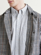 Beams Plus - Button-Down Collar Checked Cotton Shirt - White