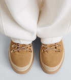 Bogner Arosa shearling-trimmed suede ankle boots