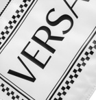 Versace - Logo-Print Canvas Pouch - Men - White