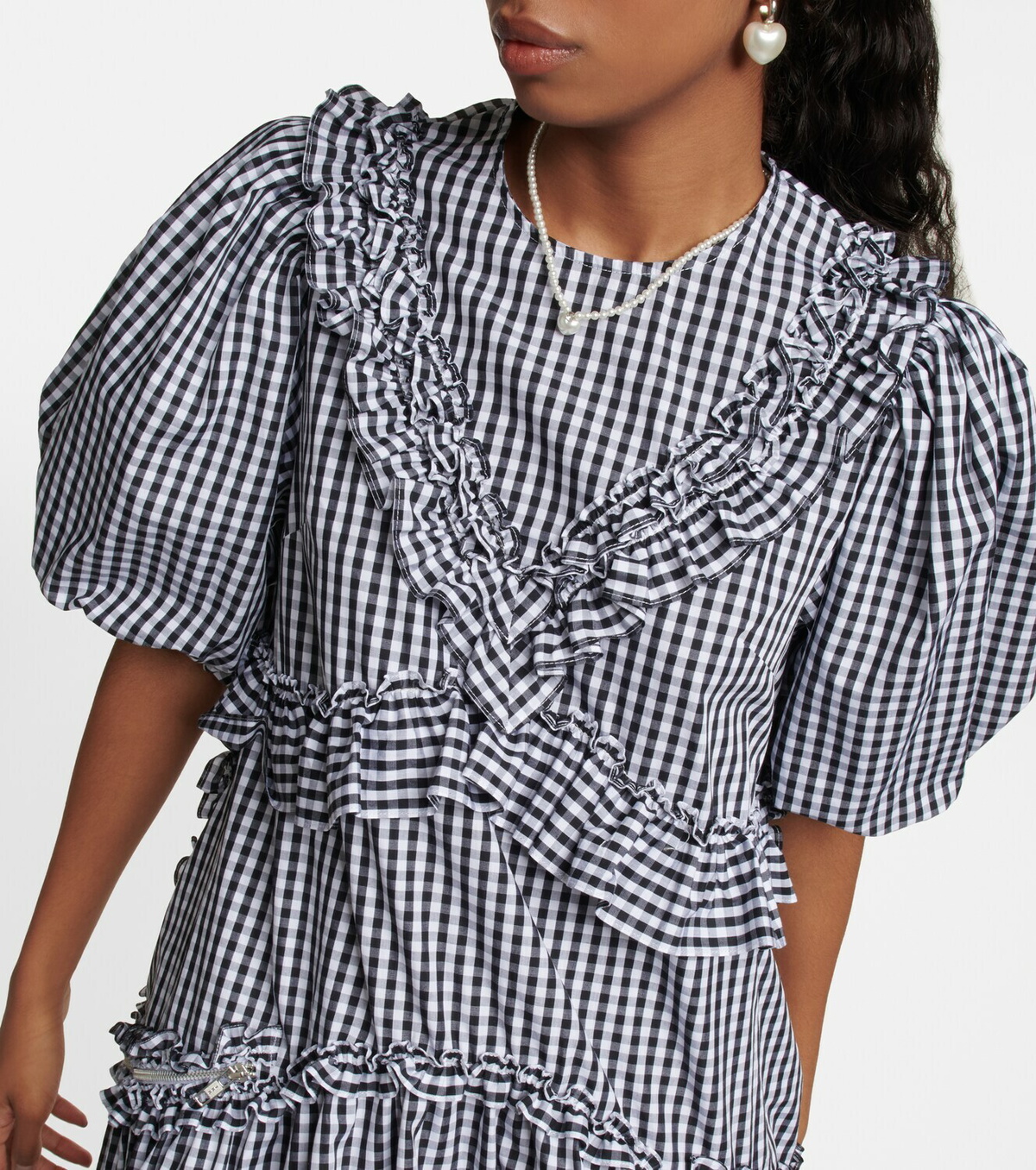 Simone Rocha - Gingham cotton midi dress Simone Rocha