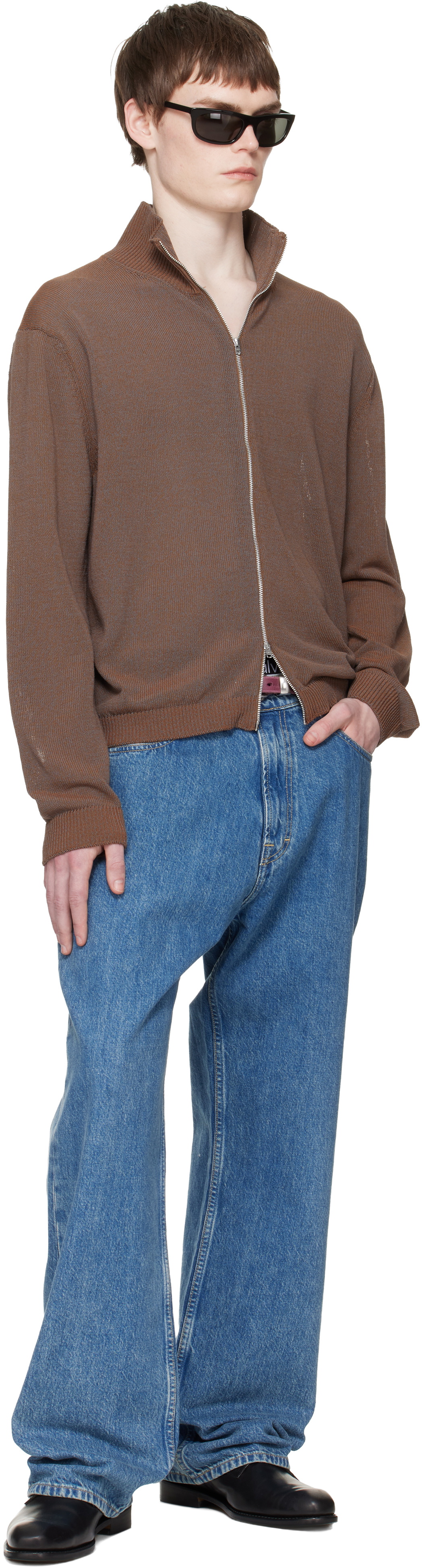 OUR LEGACY Brown Float Funnel Track Jacket Our Legacy