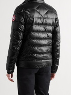 CANADA GOOSE - Crofton Slim-Fit Quilted Recycled Nylon-Ripstop Down Jacket - Black - S