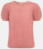See By Chloe - Open-knit alpaca wool-blend top