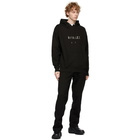 Dion Lee Black Crystal Logo Hoodie