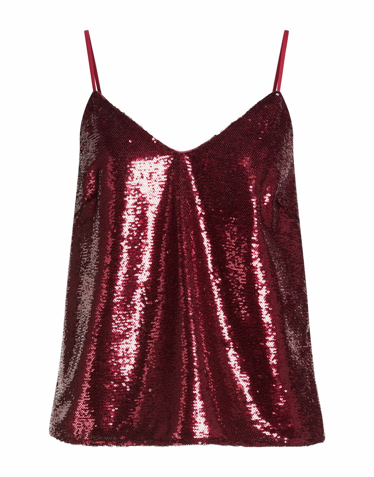 Manila Grace Womens Top Burgundy