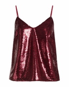 Manila Grace Womens Top Burgundy