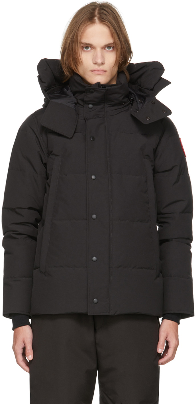 Canada Goose Black Down Wyndham Jacket Canada Goose