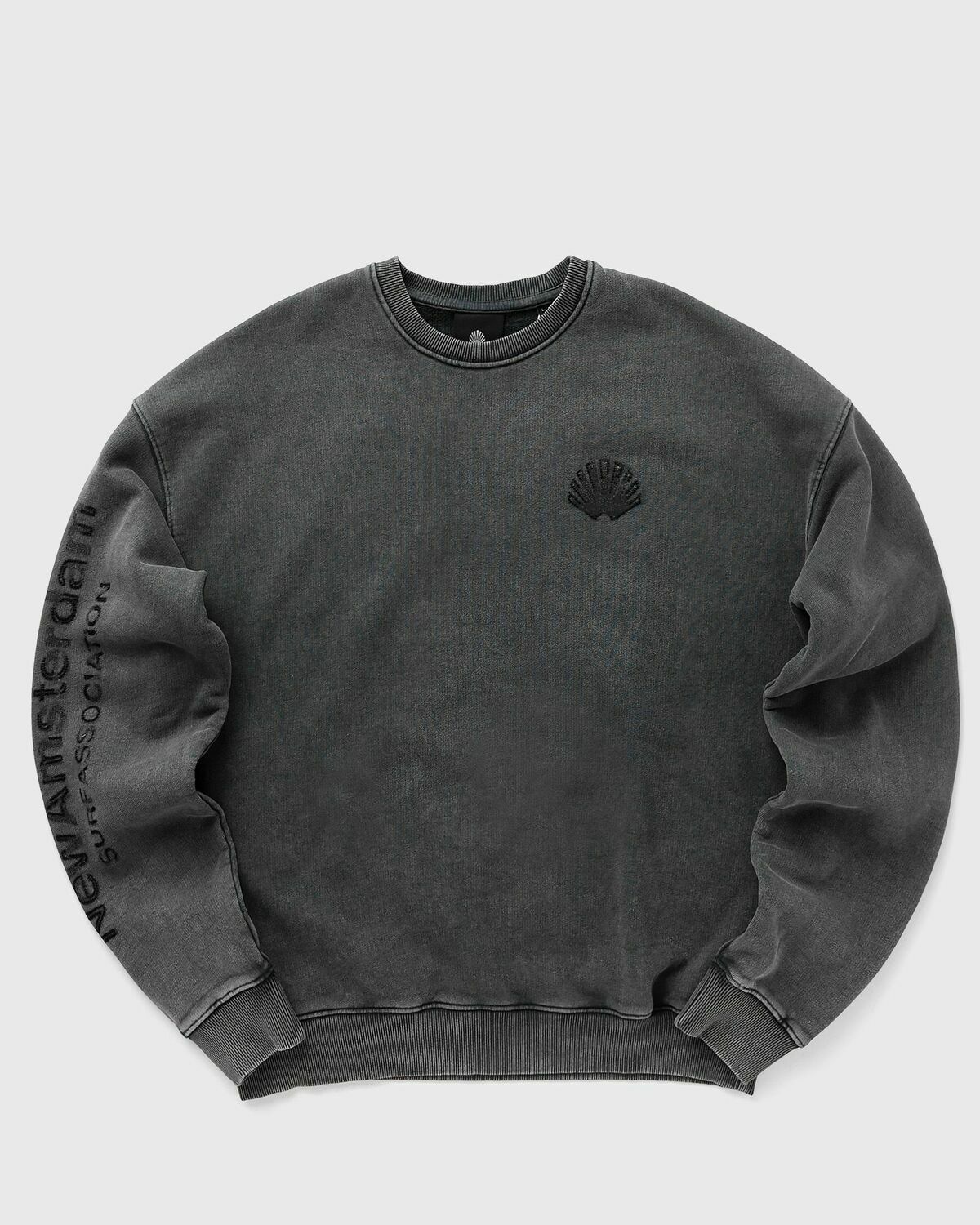 New Amsterdam LOGO CREWNECK SWEATER Black Mens Sweatshirt