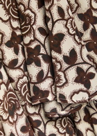 Weekend Max Mara Varese Floral-print Silk Midi Dress Brown