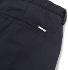 Hugo Boss - Slim-Fit Stretch-Cotton Twill Trousers - Men - Navy