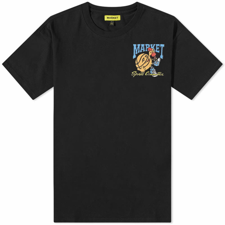Photo: MARKET Men's Sports CommitT-Shirt T-Shirt in Black