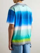 Missoni - Striped Cotton-Jersey T-Shirt - Blue