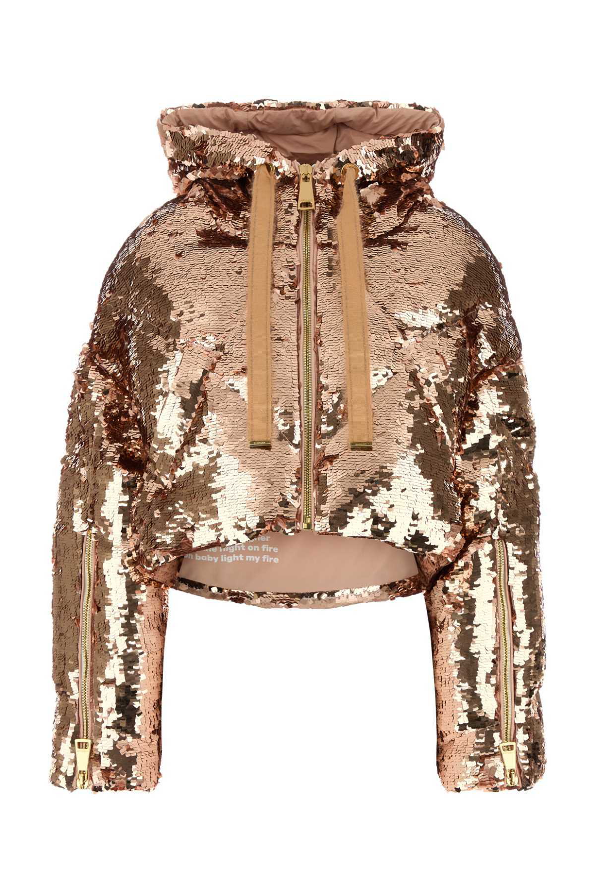 ジャケット Khrisjoy Beige Corazon padded jacket Khrisjoy Beige Corazon padded jacket | TheDoubleF