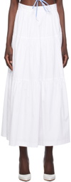 Staud White Sea Skirt
