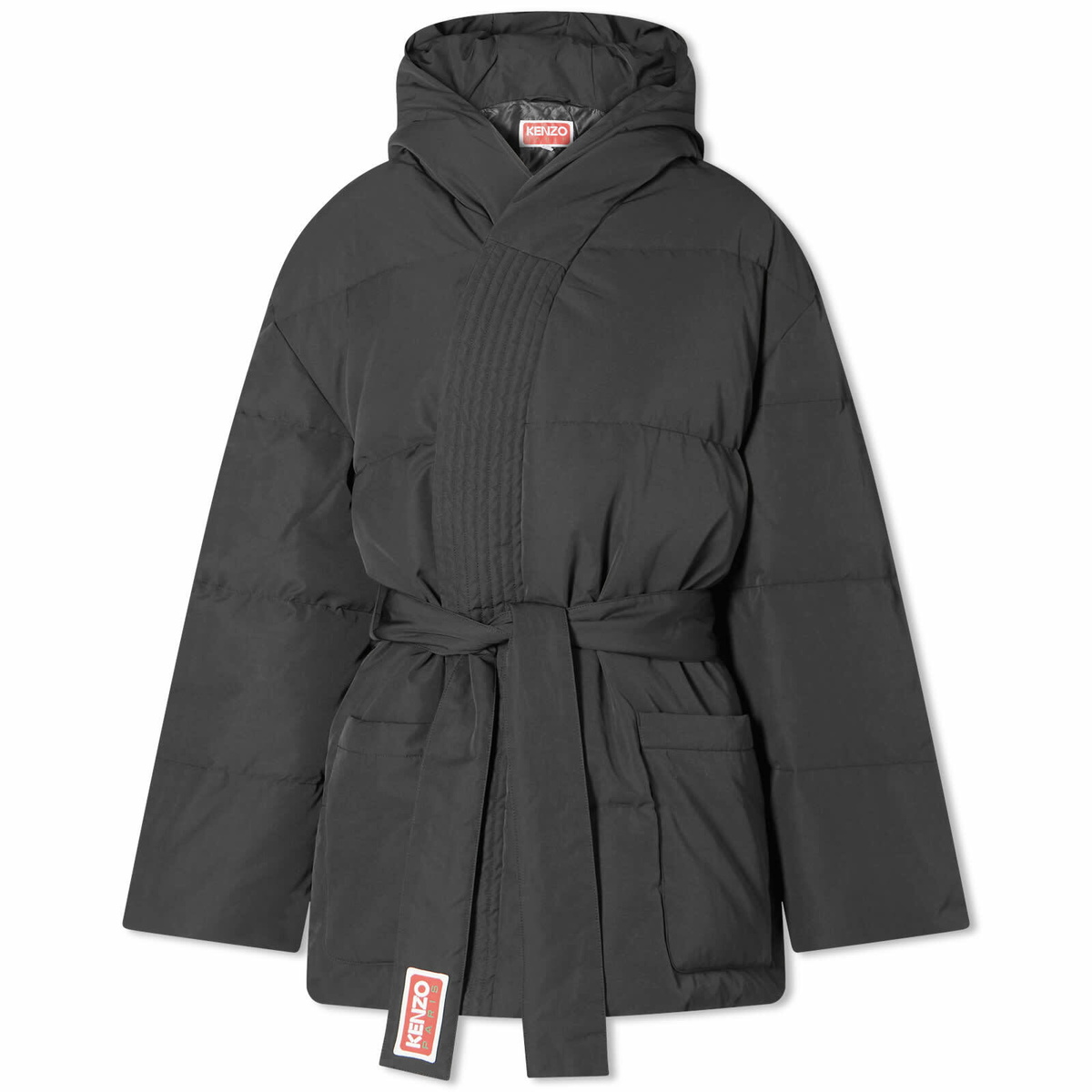 Kenzo Women's Kimono Padded Down Jacket in Black Kenzo