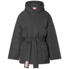 Kenzo Women's Kimono Padded Down Jacket in Black